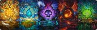 Magali Villeneuve Playmat for Magic: The Gathering (Kickstarter Exclusive) - Stained Glass 8ft Playmat - Ultra Pro Playmats - Playmats card