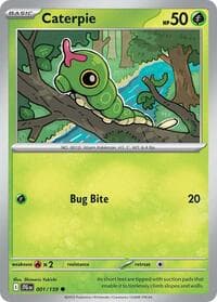 Caterpie - SV09: Journey Together - Pokemon card