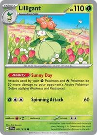Lilligant - SV09: Journey Together - Pokemon card