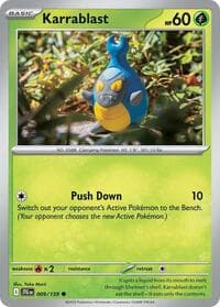Karrablast - SV09: Journey Together - Pokemon card