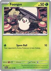 Foongus - SV09: Journey Together - Pokemon card