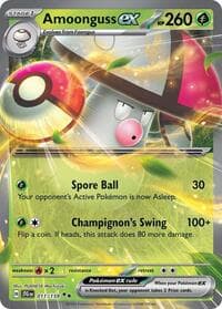 Amoonguss ex - SV09: Journey Together - Pokemon card
