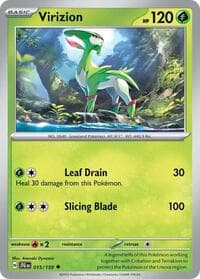 Virizion - SV09: Journey Together - Pokemon card