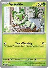 Sprigatito - SV09: Journey Together - Pokemon card
