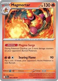 Magmortar - SV09: Journey Together - Pokemon card