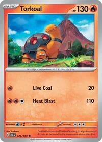 Torkoal - SV09: Journey Together - Pokemon card