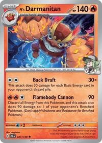 N's Darmanitan - SV09: Journey Together - Pokemon card