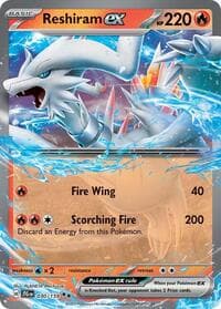 Reshiram ex - SV09: Journey Together - Pokemon card