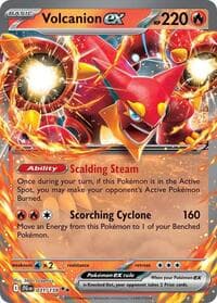 Volcanion ex - SV09: Journey Together - Pokemon card