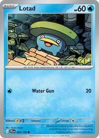 Lotad - SV09: Journey Together - Pokemon card