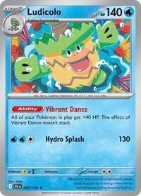Ludicolo - SV09: Journey Together - Pokemon card