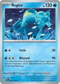 Regice - SV09: Journey Together - Pokemon card