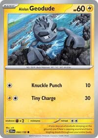 Alolan Geodude - SV09: Journey Together - Pokemon card