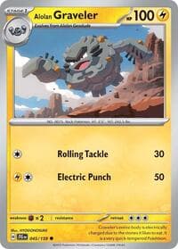 Alolan Graveler - SV09: Journey Together - Pokemon card