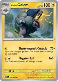 Alolan Golem - SV09: Journey Together - Pokemon card
