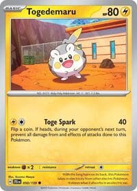 Togedemaru - SV09: Journey Together - Pokemon card