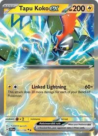 Tapu Koko ex - SV09: Journey Together - Pokemon card