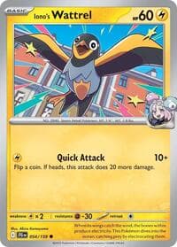 Iono's Wattrel - SV09: Journey Together - Pokemon card