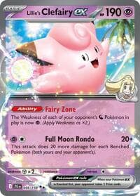 Lillie's Clefairy ex - SV09: Journey Together - Pokemon card