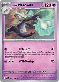Alolan Marowak - SV09: Journey Together - Pokemon card