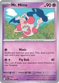 Mr. Mime - SV09: Journey Together - Pokemon card
