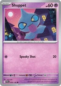 Shuppet - SV09: Journey Together - Pokemon card