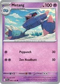 Metang - SV09: Journey Together - Pokemon card