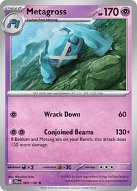 Metagross - SV09: Journey Together - Pokemon card