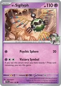 N's Sigilyph - SV09: Journey Together - Pokemon card