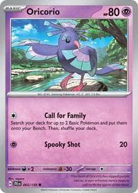 Oricorio - SV09: Journey Together - Pokemon card