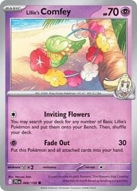 Lillie's Comfey - SV09: Journey Together - Pokemon card