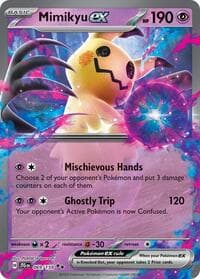 Mimikyu ex - SV09: Journey Together - Pokemon card