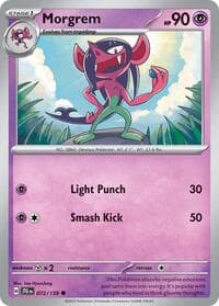 Morgrem - SV09: Journey Together - Pokemon card