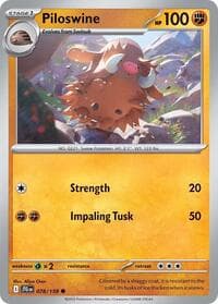 Piloswine - SV09: Journey Together - Pokemon card