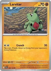 Larvitar - SV09: Journey Together - Pokemon card