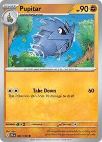 Pupitar - SV09: Journey Together - Pokemon card