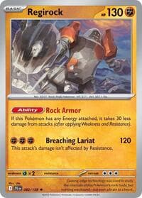 Regirock - SV09: Journey Together - Pokemon card