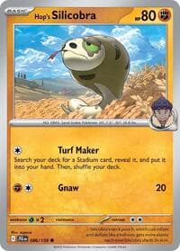 Hop's Silicobra - SV09: Journey Together - Pokemon card