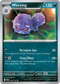 Weezing - SV09: Journey Together - Pokemon card