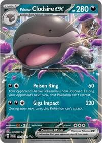 Paldean Clodsire ex - SV09: Journey Together - Pokemon card