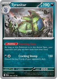 Tyranitar - SV09: Journey Together - Pokemon card