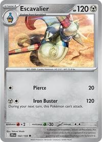 Escavalier - SV09: Journey Together - Pokemon card