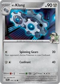 N's Klang - SV09: Journey Together - Pokemon card