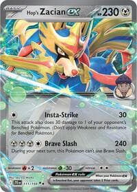 Hop's Zacian ex - SV09: Journey Together - Pokemon card