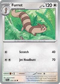 Furret - SV09: Journey Together - Pokemon card