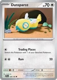 Dunsparce - SV09: Journey Together - Pokemon card