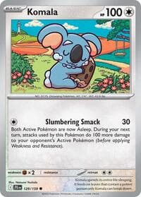 Komala - SV09: Journey Together - Pokemon card