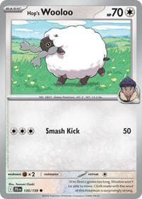 Hop's Wooloo - SV09: Journey Together - Pokemon card