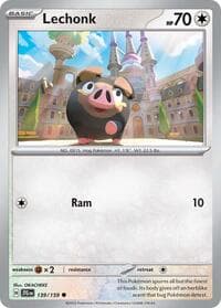 Lechonk - SV09: Journey Together - Pokemon card