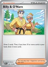Billy & O'Nare - SV09: Journey Together - Pokemon card